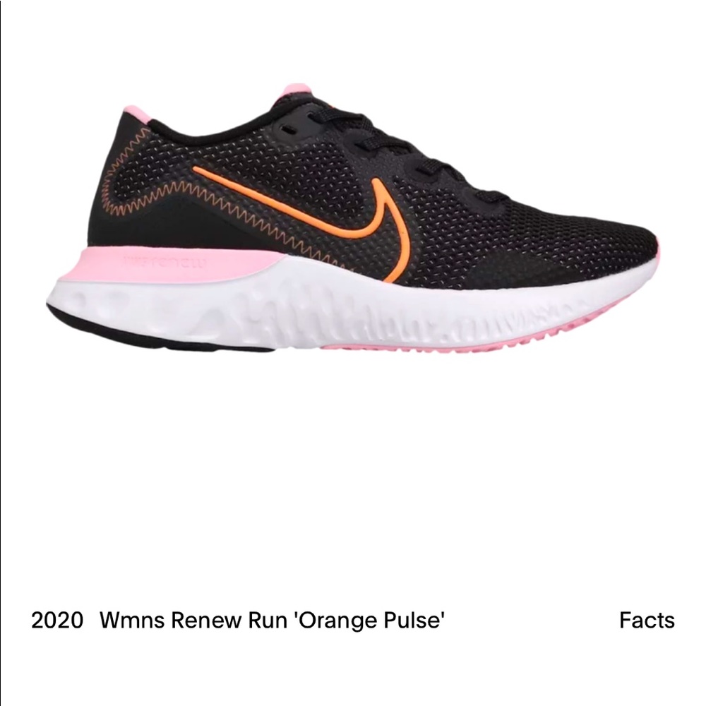 Wmns Renew Run 'Orange Pulse'